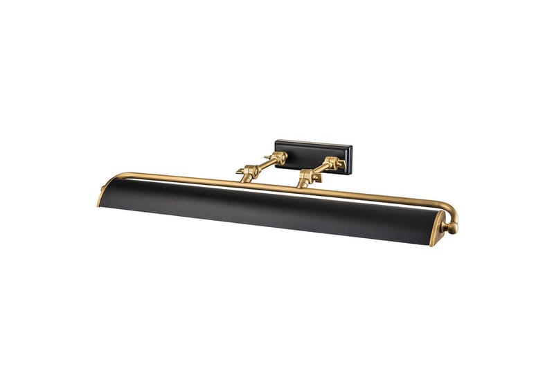 Tavelbelysning Elstead Lighting Winchfield 703x127x318 mm, Åldrad mässing & Matt svart - 703x127x318 mm, Åldrad mässing & Matt svart - Belysning & el - Inomhusbelysning & lampor - Vägglampa - Väggarmatur