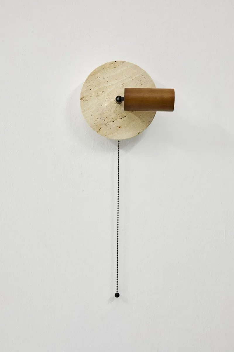 Tharosel Vägglampa 21 cm - Beige Ek - Belysning & el - Inomhusbelysning & lampor - Vägglampa