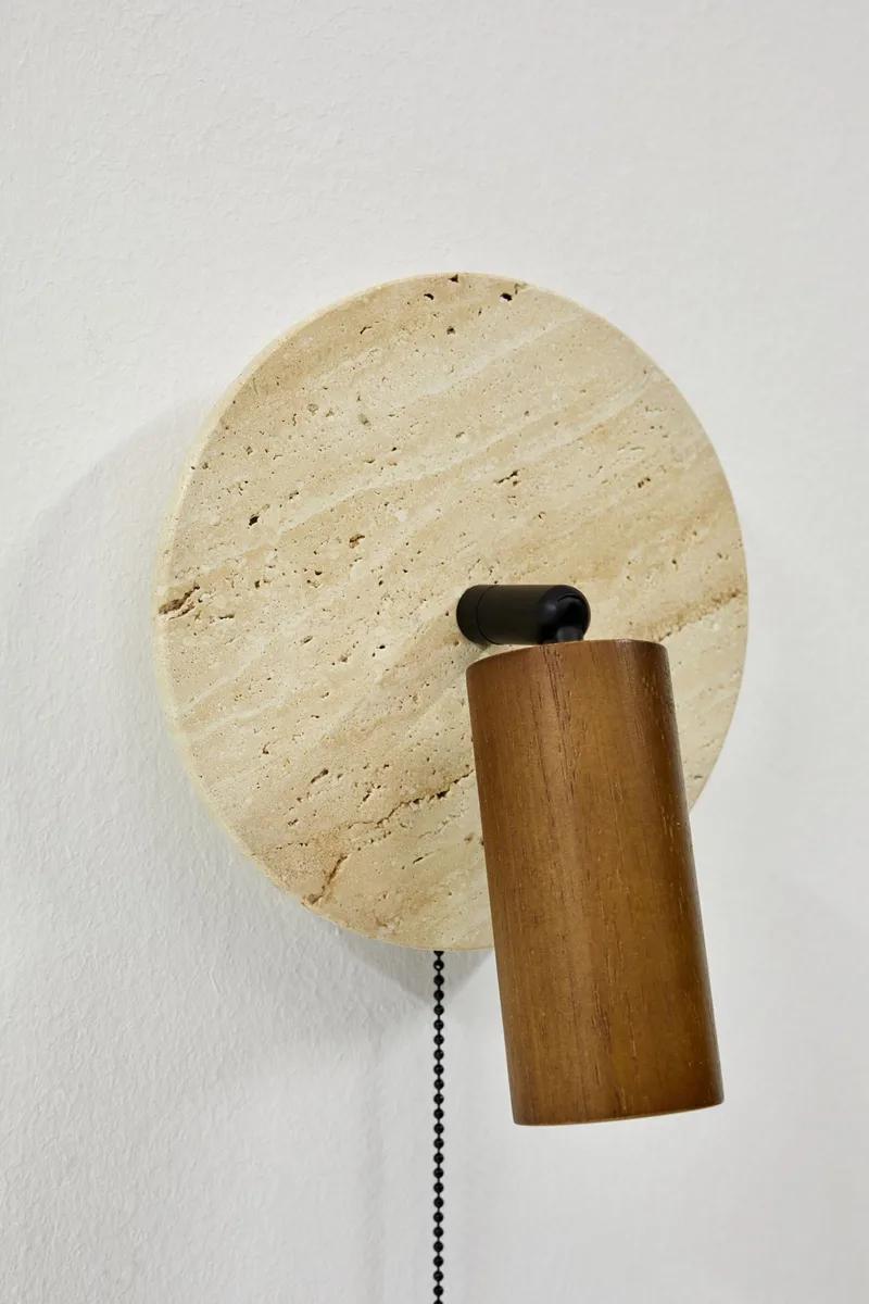 Tharosel Vägglampa 21 cm - Beige Ek - Belysning & el - Inomhusbelysning & lampor - Vägglampa