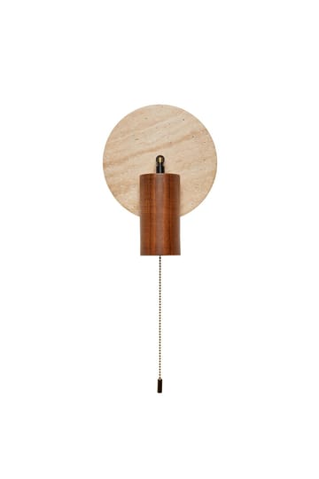Tharosel Vägglampa 21 cm - Beige Valnöt - Belysning & el - Inomhusbelysning & lampor - Vägglampa