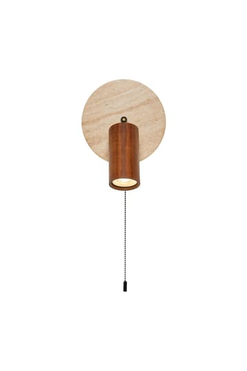 Tharosel Vägglampa 21 cm - Beige Valnöt - Belysning & el - Inomhusbelysning & lampor - Vägglampa