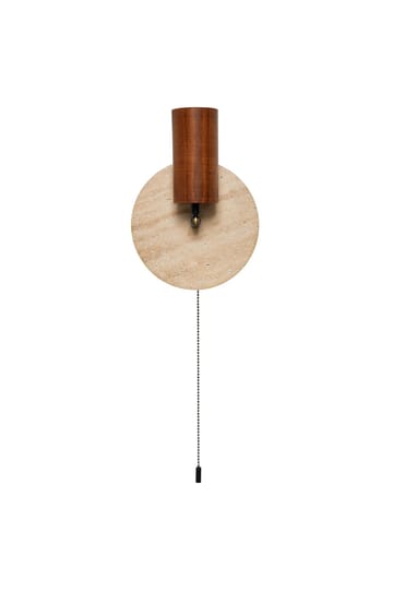 Tharosel Vägglampa 21 cm - Beige Valnöt - Belysning & el - Inomhusbelysning & lampor - Vägglampa