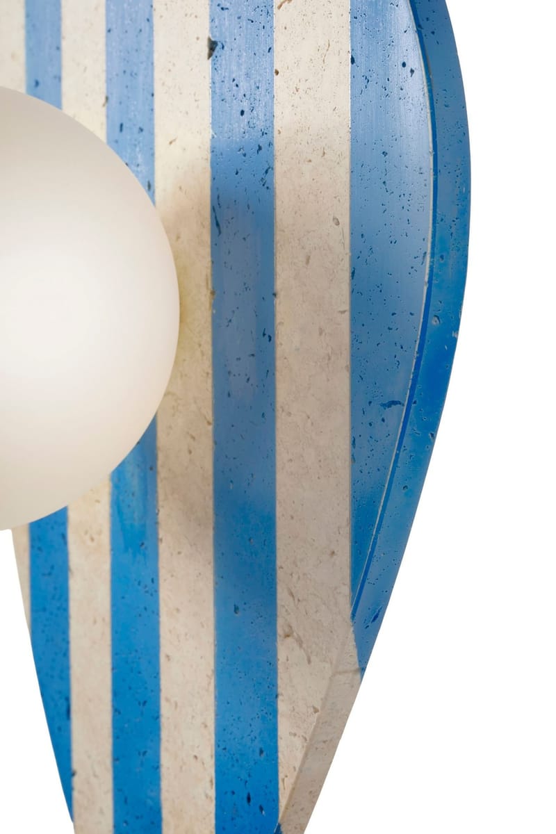 Thyrosel Vägglampa 10 cm - Beige, Vit, Blå - Belysning & el - Inomhusbelysning & lampor - Vägglampa