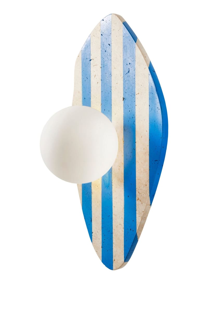 Thyrosel Vägglampa 10 cm - Beige, Vit, Blå - Belysning & el - Inomhusbelysning & lampor - Vägglampa