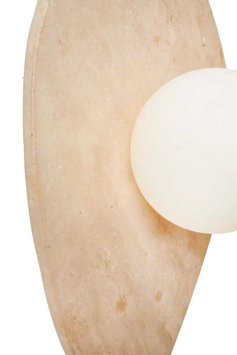 Thyrosel Vägglampa 10 cm - Beige Och Vit - Belysning & el - Inomhusbelysning & lampor - Vägglampa