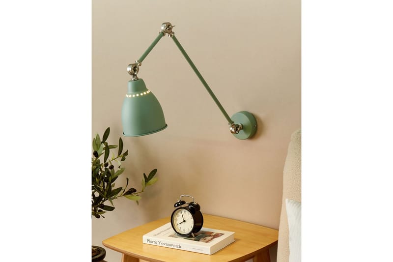 Tillatoba Vägglampa E27 - Ljusgrön/Vit - Belysning & el - Inomhusbelysning & lampor - Vägglampa