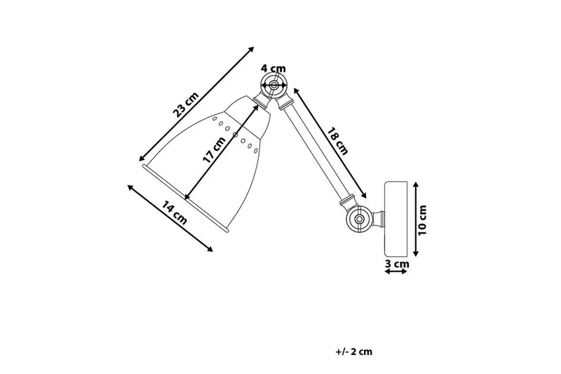 Tillatoba Vägglampa M 2-pack - Vit - Belysning & el - Inomhusbelysning & lampor - Vägglampa - Väggarmatur