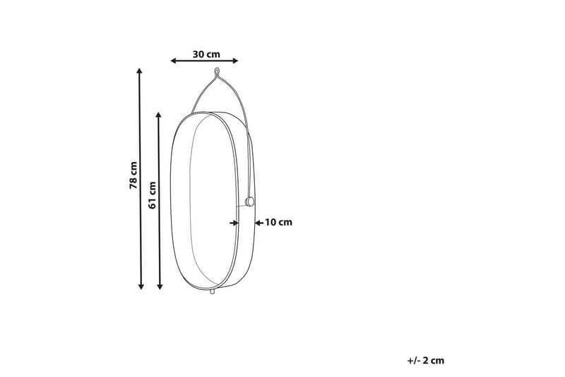 Tireno Vägglampa 73 cm E27 - Ljus trä - Belysning & el - Inomhusbelysning & lampor - Vägglampa