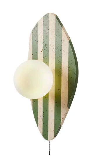 Torlic Vägglampa 10 cm - Beige, Vit, Grön - Belysning & el - Inomhusbelysning & lampor - Vägglampa
