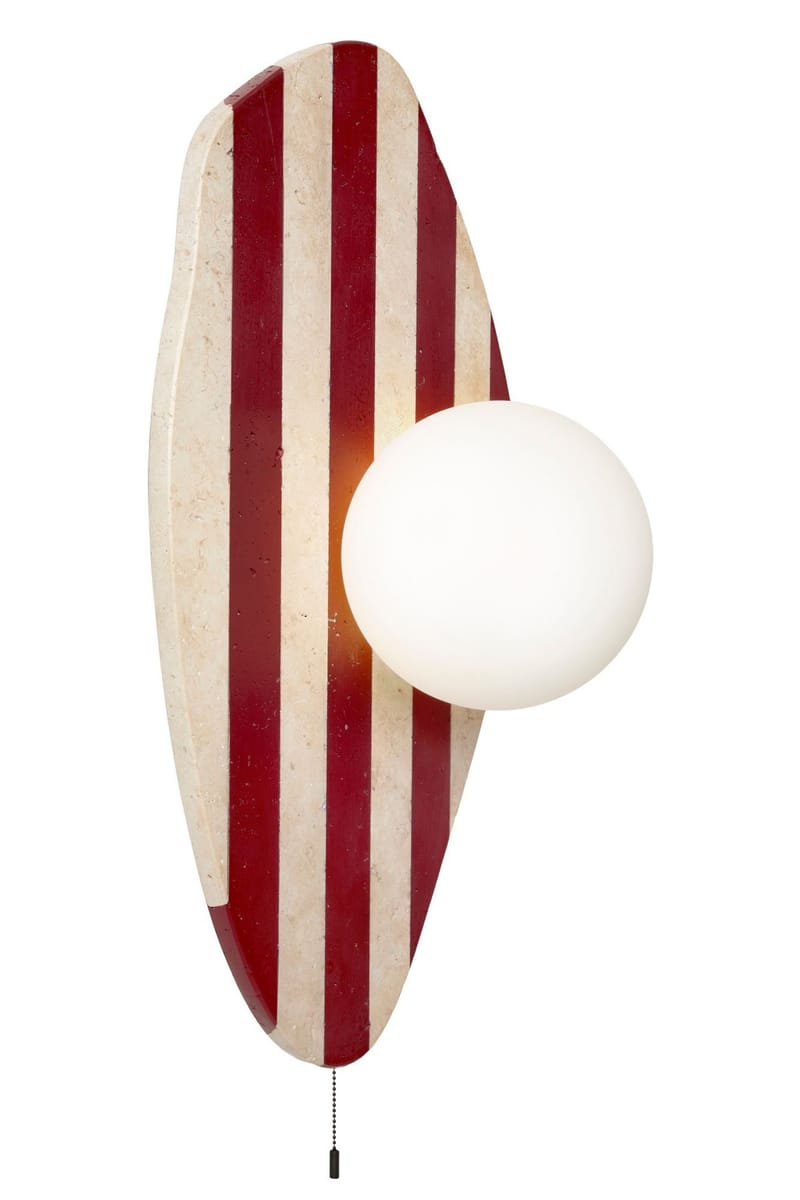 Torlic Vägglampa 10 cm - Beige, Vit, Röd - Belysning & el - Inomhusbelysning & lampor - Vägglampa