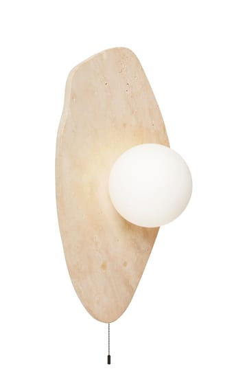 Torlic Vägglampa 10 cm - Beige Och Vit - Belysning & el - Inomhusbelysning & lampor - Vägglampa