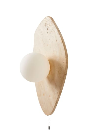 Torlic Vägglampa 10 cm - Beige Och Vit - Belysning & el - Inomhusbelysning & lampor - Vägglampa