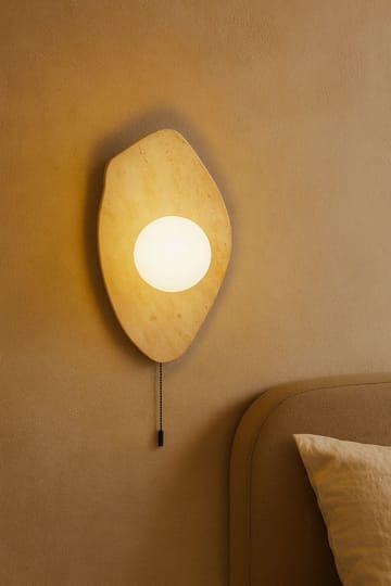Torlic Vägglampa 10 cm - Beige Och Vit - Belysning & el - Inomhusbelysning & lampor - Vägglampa