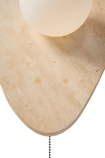 Torlic Vägglampa 10 cm - Beige Och Vit - Belysning & el - Inomhusbelysning & lampor - Vägglampa