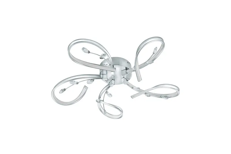 Vägg-/Taklampa Eglo Vallemare, Vit/Krom