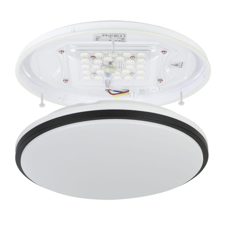 Vägg-/Taklampa Pinetto - Vit, Krom - Belysning & el - Inomhusbelysning & lampor - Vägglampa