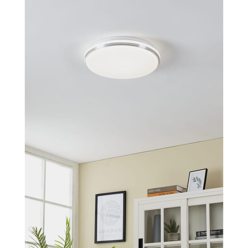 Vägg-/Taklampa Pinetto - Vit, Krom - Belysning & el - Inomhusbelysning & lampor - Vägglampa