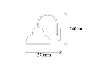Vägglampa Adrim Rany - Guld - Belysning & el - Inomhusbelysning & lampor - Vägglampa
