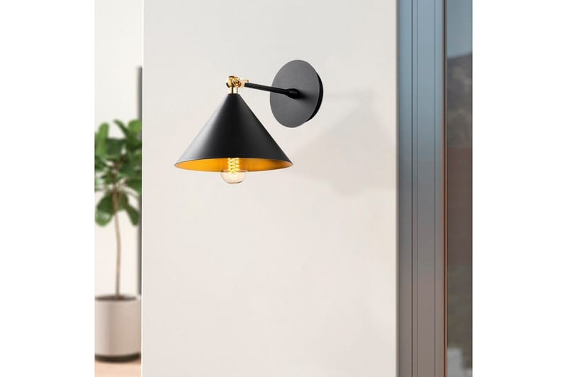 Vägglampa Adrim Svart - Svart - Belysning & el - Inomhusbelysning & lampor - Vägglampa