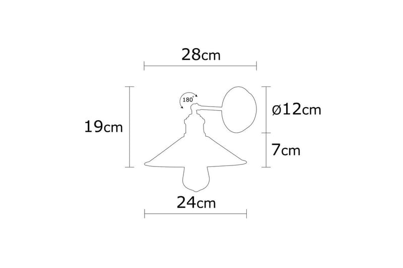 Vägglampa Adrim Vintage - Vintage - Belysning & el - Inomhusbelysning & lampor - Vägglampa