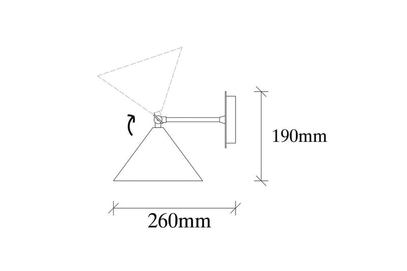 Vägglampa Adrim Vit - Vit - Belysning & el - Inomhusbelysning & lampor - Vägglampa