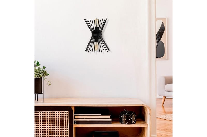 Vägglampa Afroz Svart - Svart - Belysning & el - Inomhusbelysning & lampor - Vägglampa