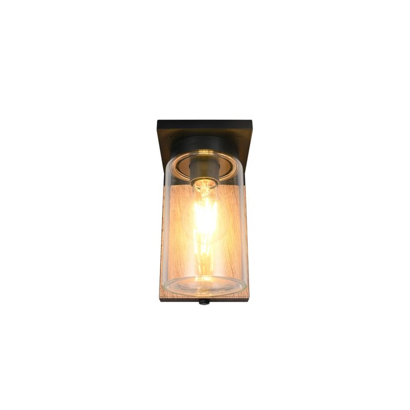 Vägglampa Ardila - Trä/mattsvart - Belysning & el - Inomhusbelysning & lampor - Vägglampa