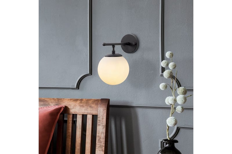 Vägglampa Berriarenr Svart / Grädde - Svart / Grädde - Belysning & el - Inomhusbelysning & lampor - Vägglampa