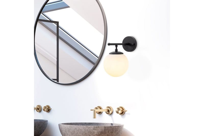 Vägglampa Berriarenr Svart / Grädde - Svart / Grädde - Belysning & el - Inomhusbelysning & lampor - Vägglampa