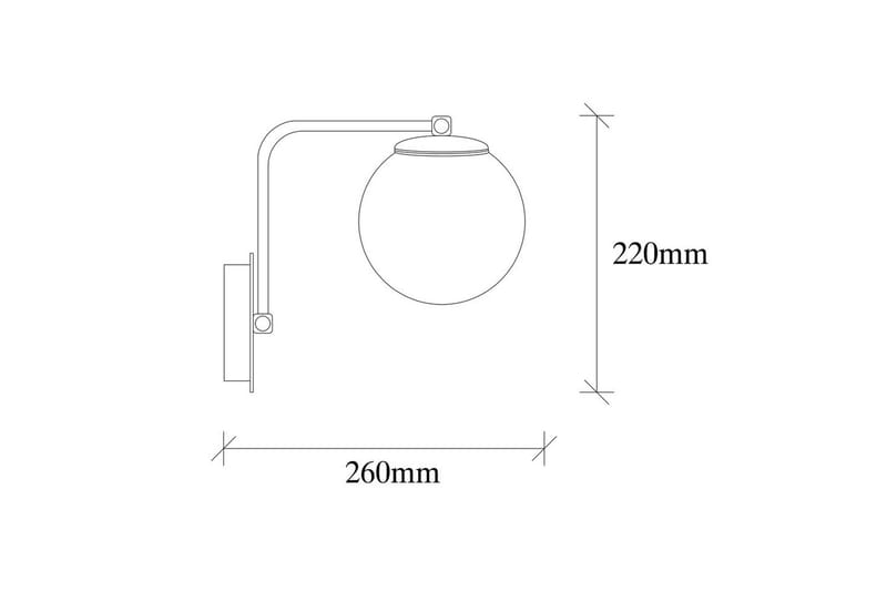Vägglampa Bhika Svart - Svart - Belysning & el - Inomhusbelysning & lampor - Vägglampa
