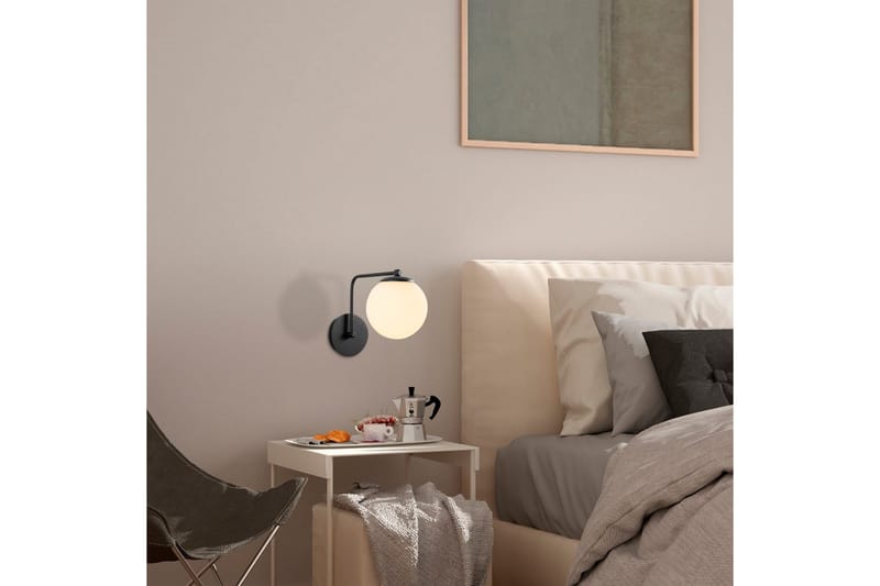 Vägglampa Bhika Svart - Svart - Belysning & el - Inomhusbelysning & lampor - Vägglampa