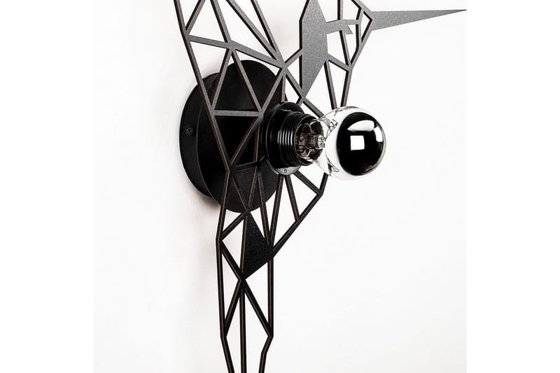 Vägglampa Brilo Bird Svart - Svart - Belysning & el - Inomhusbelysning & lampor - Vägglampa