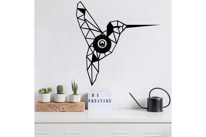 Vägglampa Brilo Bird Svart - Svart - Belysning & el - Inomhusbelysning & lampor - Vägglampa