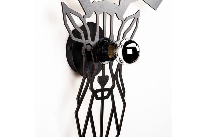 Vägglampa Brilo Deer Svart - Svart - Belysning & el - Inomhusbelysning & lampor - Vägglampa