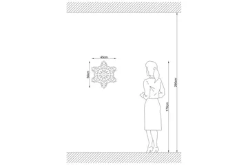 Vägglampa Brilo Snö Svart - Svart - Belysning & el - Inomhusbelysning & lampor - Vägglampa
