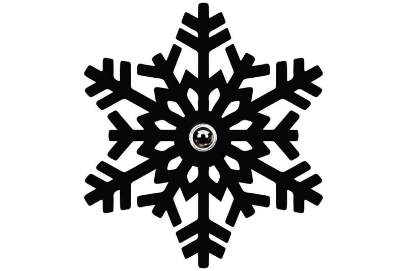 Vägglampa Brilo Snö Svart, Svart