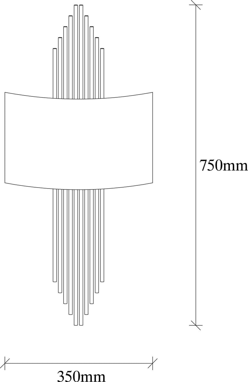 Vägglampa Curve - Svart/koppar - Belysning & el - Inomhusbelysning & lampor - Vägglampa