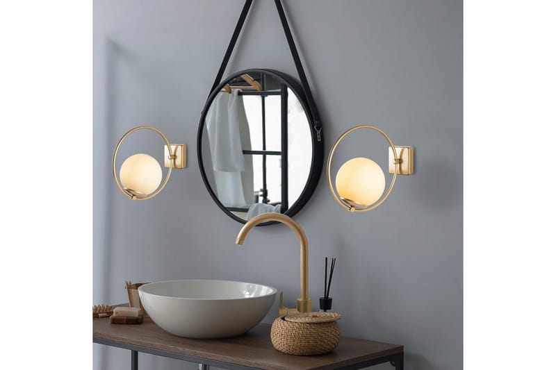 Vägglampa Dolcer Rany - Guld - Belysning & el - Inomhusbelysning & lampor - Vägglampa