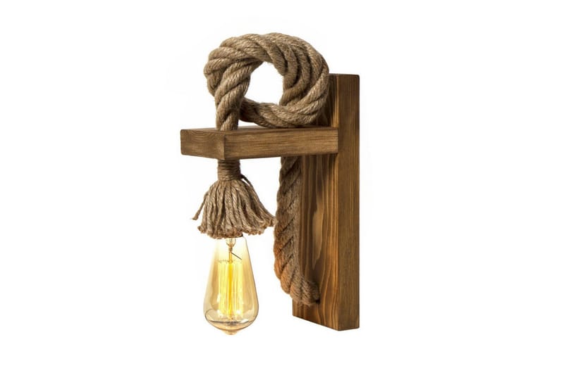 Vägglampa Dralen Brun / Rany - Brun/Guld - Belysning & el - Inomhusbelysning & lampor - Vägglampa