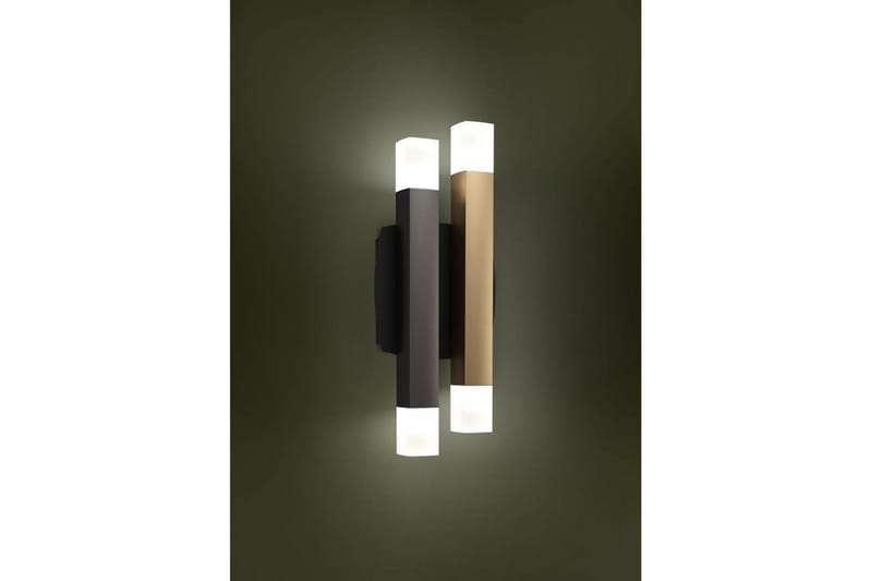 Vägglampa Eglo Estanterios Grå/Brun Upp och Ned 4 Lampor - Belysning & el - Inomhusbelysning & lampor - Vägglampa