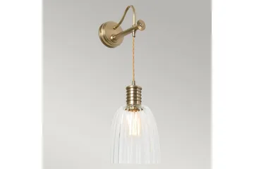 Vägglampa Elstead Lighting Douille Åldrad mässing - Åldrad mässing - Belysning & el - Inomhusbelysning & lampor - Vägglampa