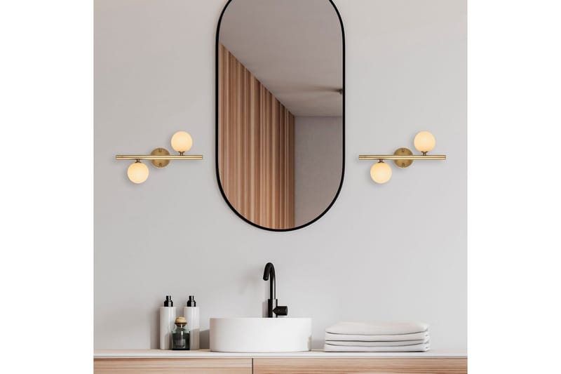 Vägglampa Elvon Rany - Guld - Belysning & el - Inomhusbelysning & lampor - Vägglampa