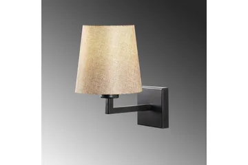 Vägglampa Fenda Svart / Grädde - Svart / Grädde - Belysning & el - Inomhusbelysning & lampor - Vägglampa