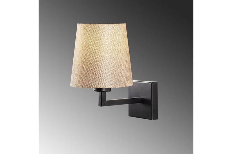 Vägglampa Fenda Svart / Grädde - Svart / Grädde - Belysning & el - Inomhusbelysning & lampor - Vägglampa