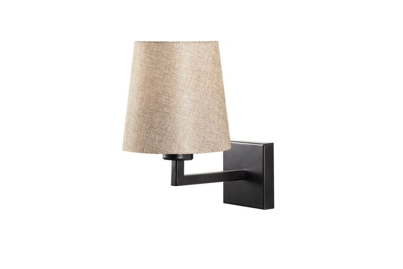 Vägglampa Fenda Svart / Grädde - Svart / Grädde - Belysning & el - Inomhusbelysning & lampor - Vägglampa