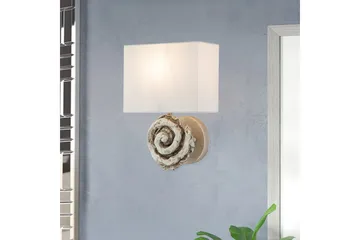 Vägglampa Flambeau Swirl Benvit - Benvit - Belysning & el - Inomhusbelysning & lampor - Vägglampa