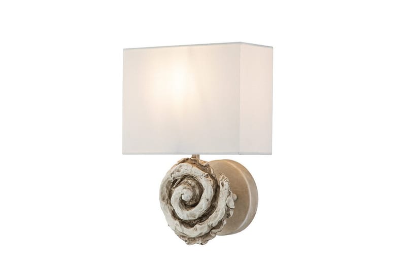 Vägglampa Flambeau Swirl Benvit - Benvit - Belysning & el - Inomhusbelysning & lampor - Vägglampa