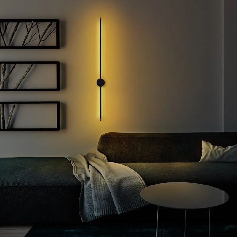 Vägglampa Glavo 91 cm - Svart - Belysning & el - Inomhusbelysning & lampor - Vägglampa