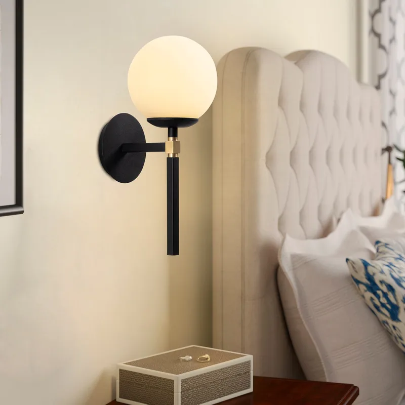 Vägglampa Gondol 3041 - Svart/vit - Belysning & el - Inomhusbelysning & lampor - Vägglampa