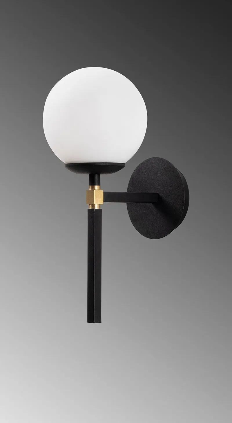 Vägglampa Gondol 3041 - Svart/vit - Belysning & el - Inomhusbelysning & lampor - Vägglampa
